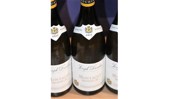 9 flessen à 75cl witte wijn JOSEPH DROUHIN, Montagny, Premier Cru, Bourgogne,  2017